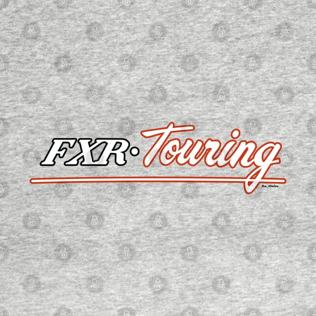 F X R - Touring Solid White Black and Red by the_vtwins